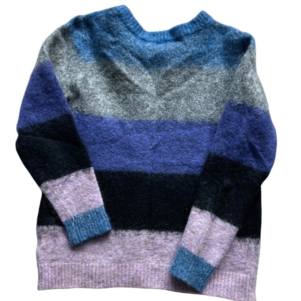 Acne Studios Albah Mohair Striped Sweater Size S - Picture 4 of 10